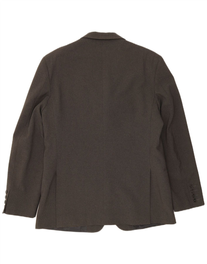 Sisley Chaqueta tipo blazer de 4 botones para hombre IT 50 Poliéster gris grande