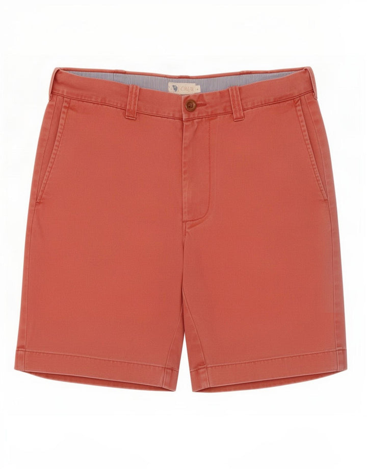 J. Crew Pantalones cortos chinos para hombre mediano W31 algodón rojo