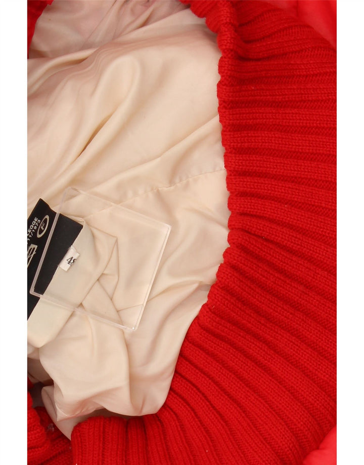 RADICI Chaqueta acolchada con capucha para hombre IT 48 Medium Rojo Poliamida