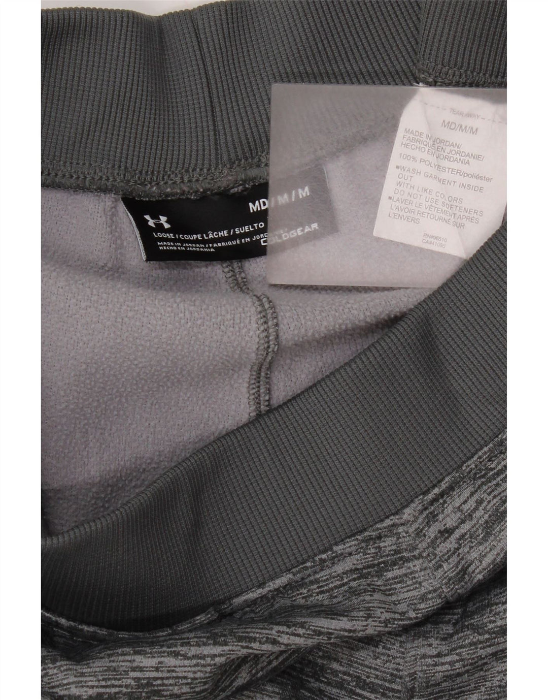 Under Armour Pantalones de chándal Cold Gear para mujer, talla 44, color gris medio moteado