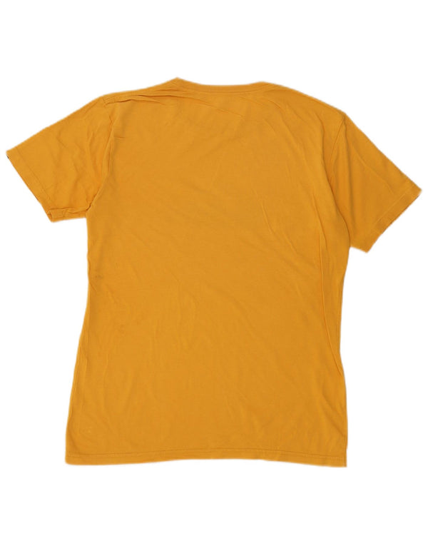 Quiksilver Camiseta con gráfico de corte regular para hombre Top XS Algodón amarillo