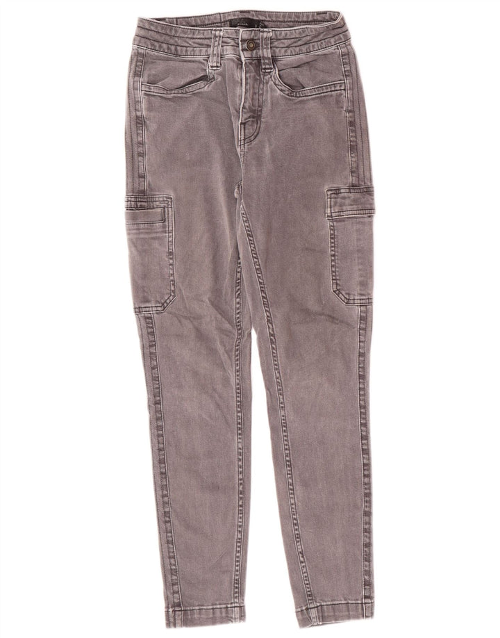 PRANA Jeans ajustados tipo cargo para mujer US 0 XS W24 L26 Algodón gris