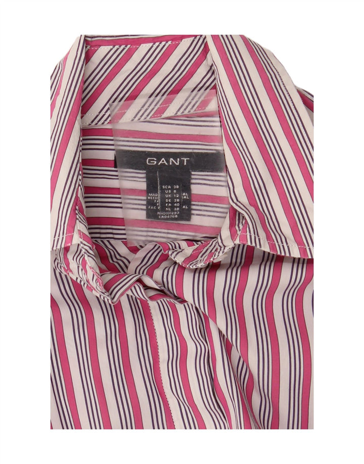 GANT Camisa para mujer UK 42 Algodón a rayas rosa medio
