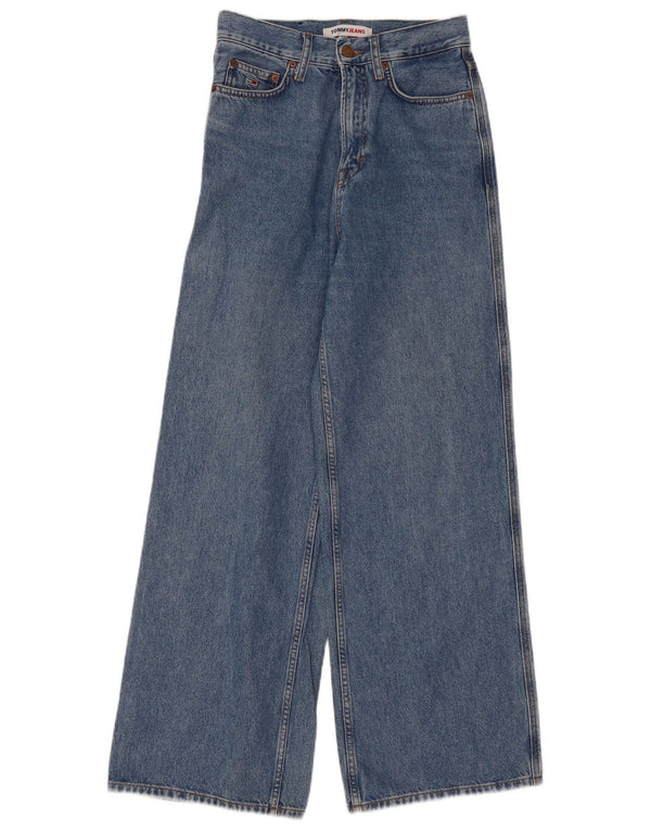 Tommy Hilfiger Jeans Blaire de pierna ancha y tiro alto para mujer W27 L30 Algodón azul