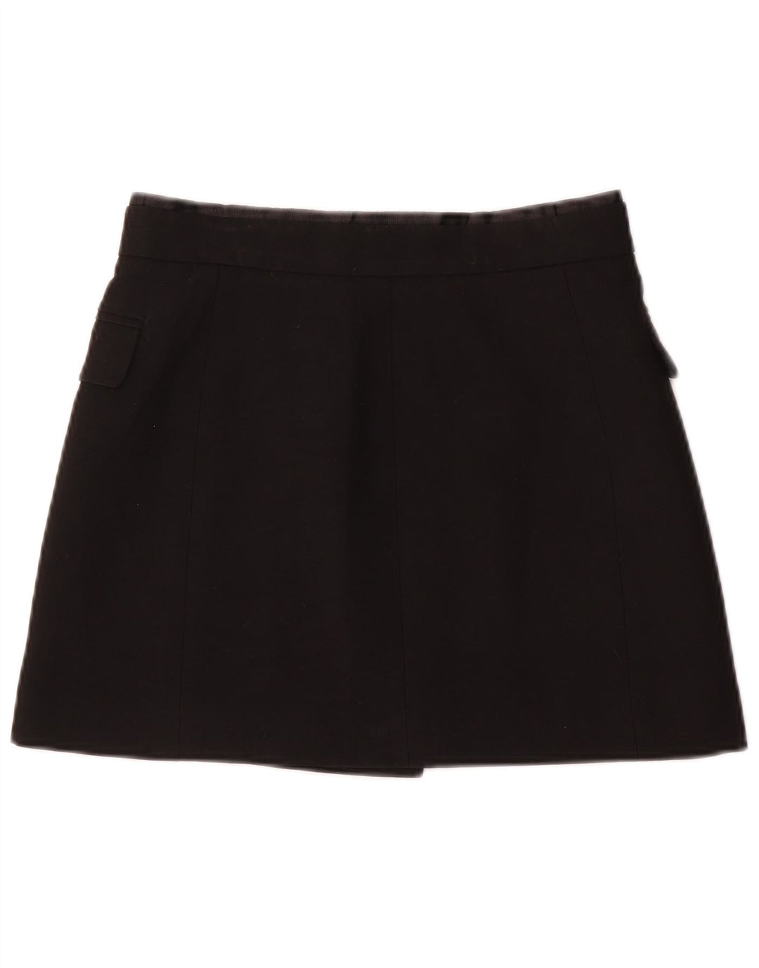 Zara Mujer Minifalda Cruzada Pequeña W26 Negro