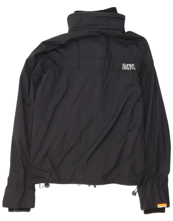 Superdry Chaqueta impermeable gráfica para hombre UK 42 XL Nylon negro