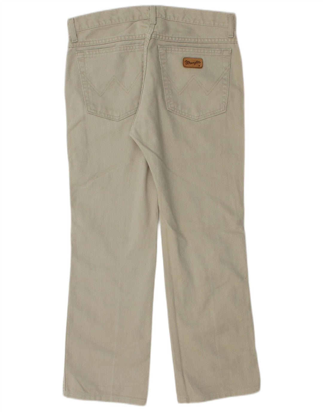 WRANGLER Pantalones casuales rectos Texas para hombre W32 L27 Algodón beige