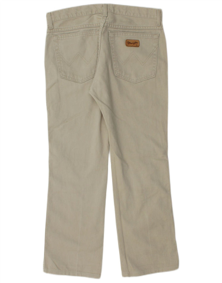 WRANGLER Pantalones casuales rectos Texas para hombre W32 L27 Algodón beige