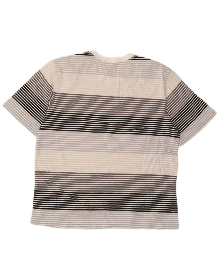 Camiseta Nike Hombre Top XL Gris Rayas