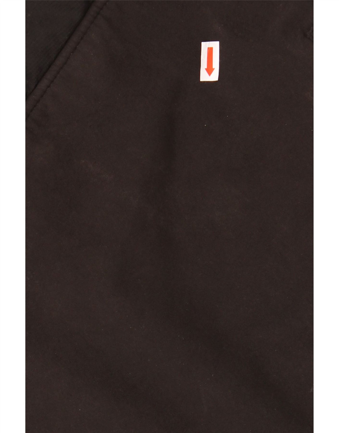 NAUTICA Jersey con capucha y cuello con cremallera para hombre Poliéster negro mediano