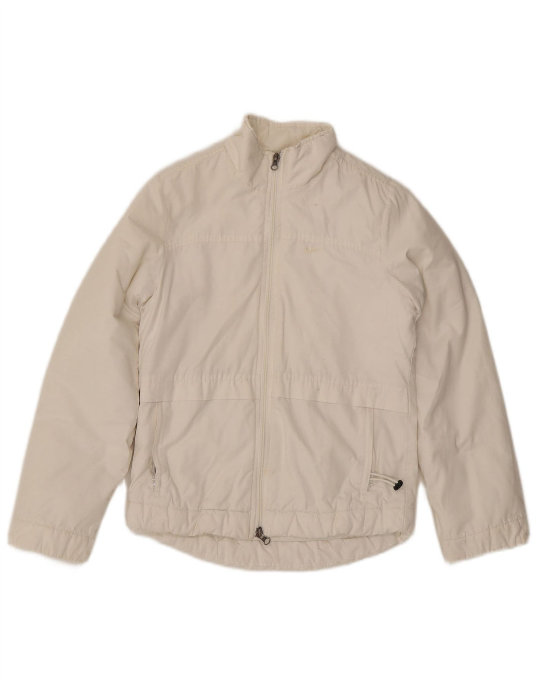 Nike Chaqueta cortavientos para mujer UK 4/6 XS Algodón blanco