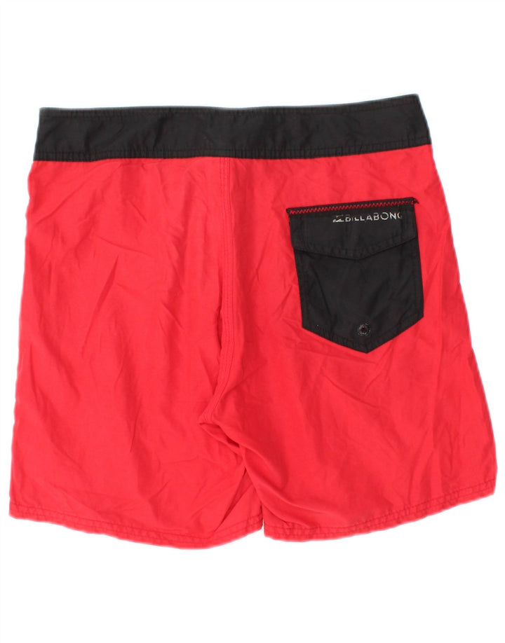 BILLABONG Shorts De Bañador Para Hombre Medium Red Colourblock Poliéster Beach