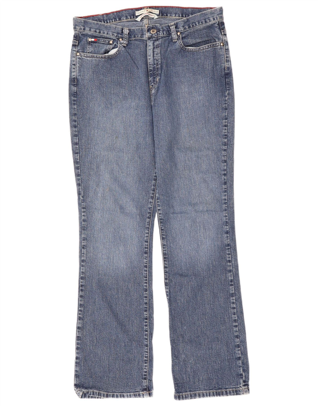 TOMMY HILFIGER Vaqueros Hipster Bootcut para Mujer W34 L31 Azul