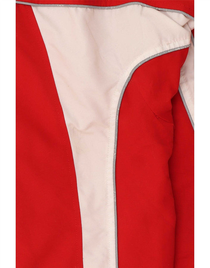 Asics Hombre Chándal Top Chaqueta Grande Rojo Colorblock Poliéster