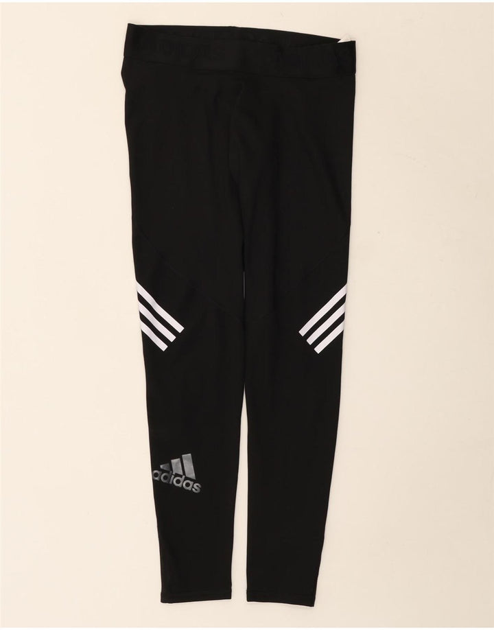 Adidas - Leggings gráficos Climacool para mujer, talla 40, poliéster negro grande