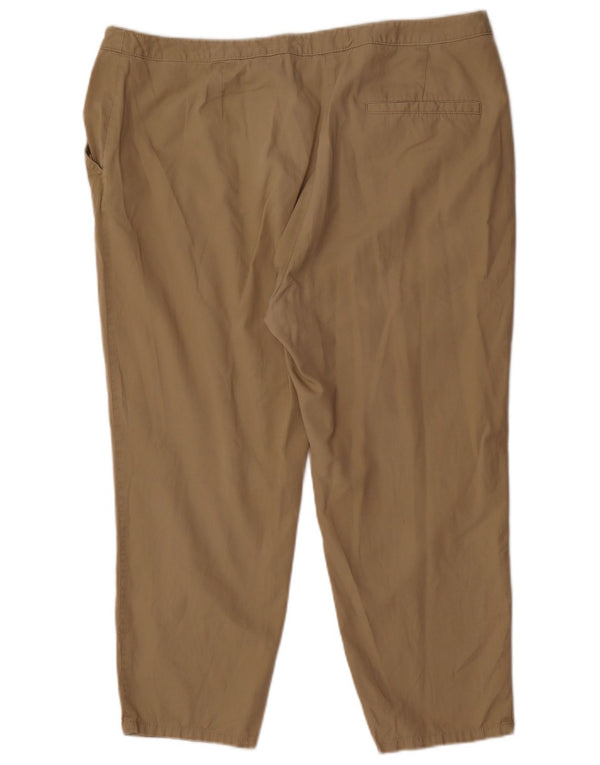 Marks & Spencer Pantalones Cortos para Mujer UK 18 XL W38 L24 Algodón Beige