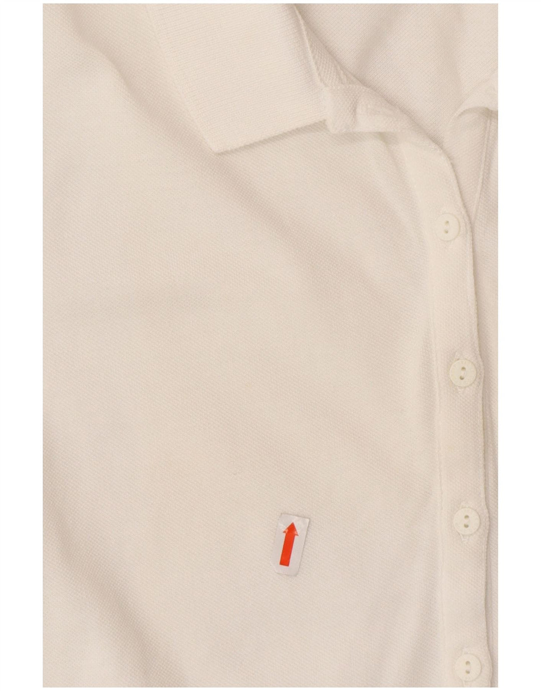 LE COQ SPORTIF Polo para mujer UK 10 Small Blanco Algodón