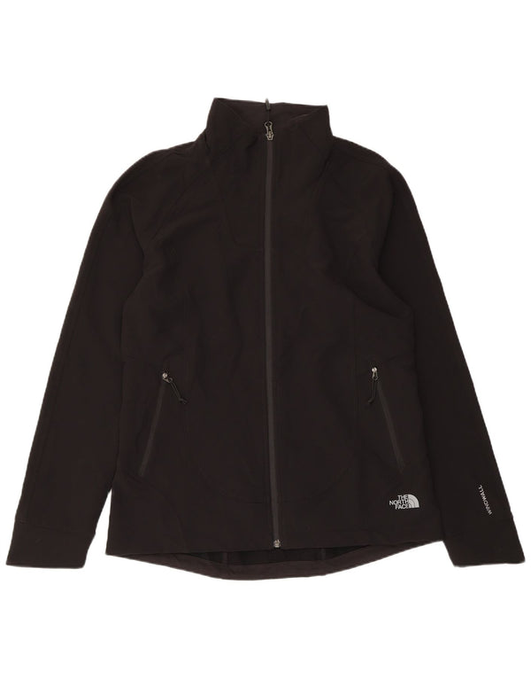 The North Face Womens Tracksuit Top Jacket UK 14 Medium Black Polyester