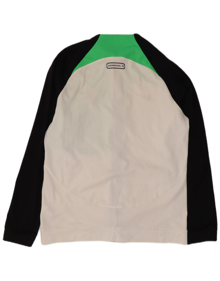 NIKE Liverpool - Chaqueta de chándal ajustada para hombre, talla grande, color blanco