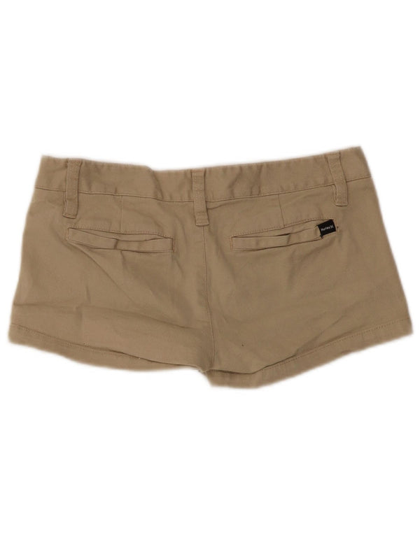 Hurley Pantalones calientes para mujer US 3 Small W30 Beige Algodón