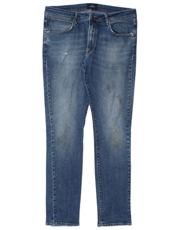 Hackett Vaqueros Slim Hombre W36 L33 Algodón Azul