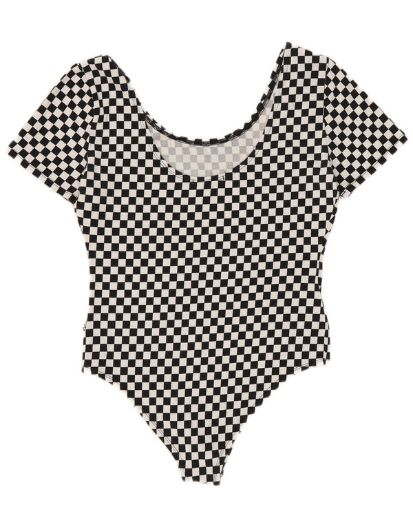 Vans Body gráfico para mujer UK 42 Mediano Negro Geométrico
