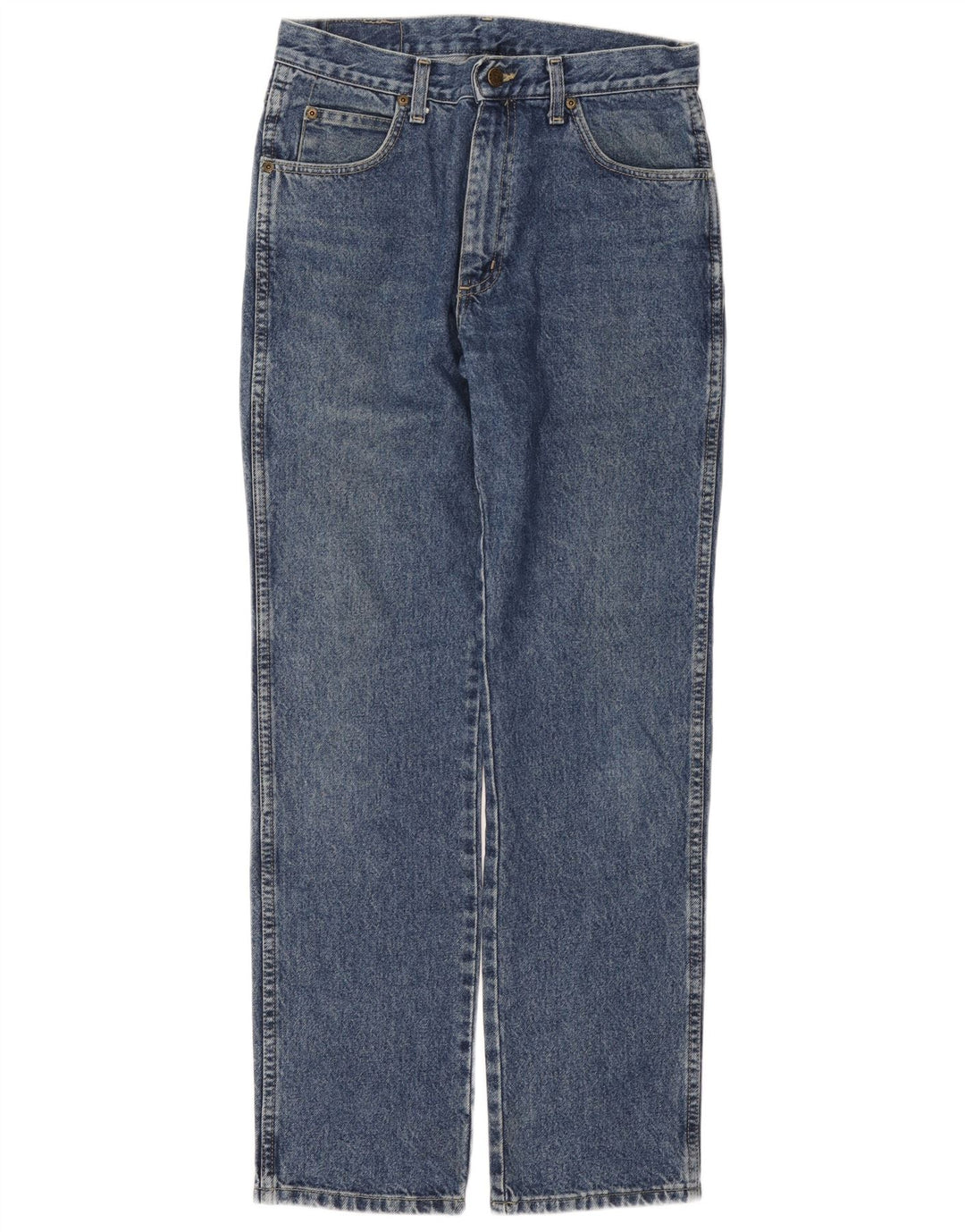 WRANGLER Vaqueros rectos de corte regular para hombre W32 L32 Algodón azul