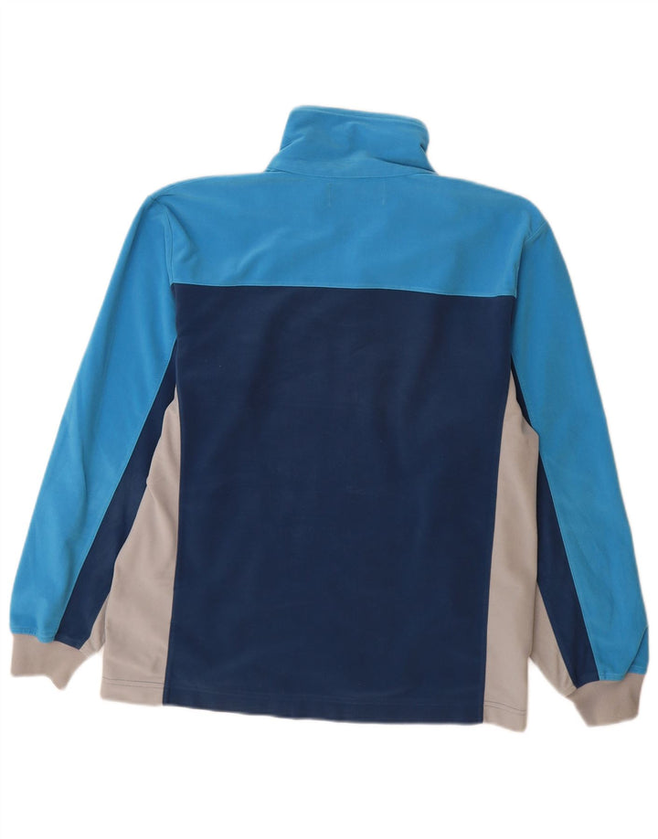 KAPPA Hombre Chándal Top Chaqueta Small Azul Colorblock Poliéster