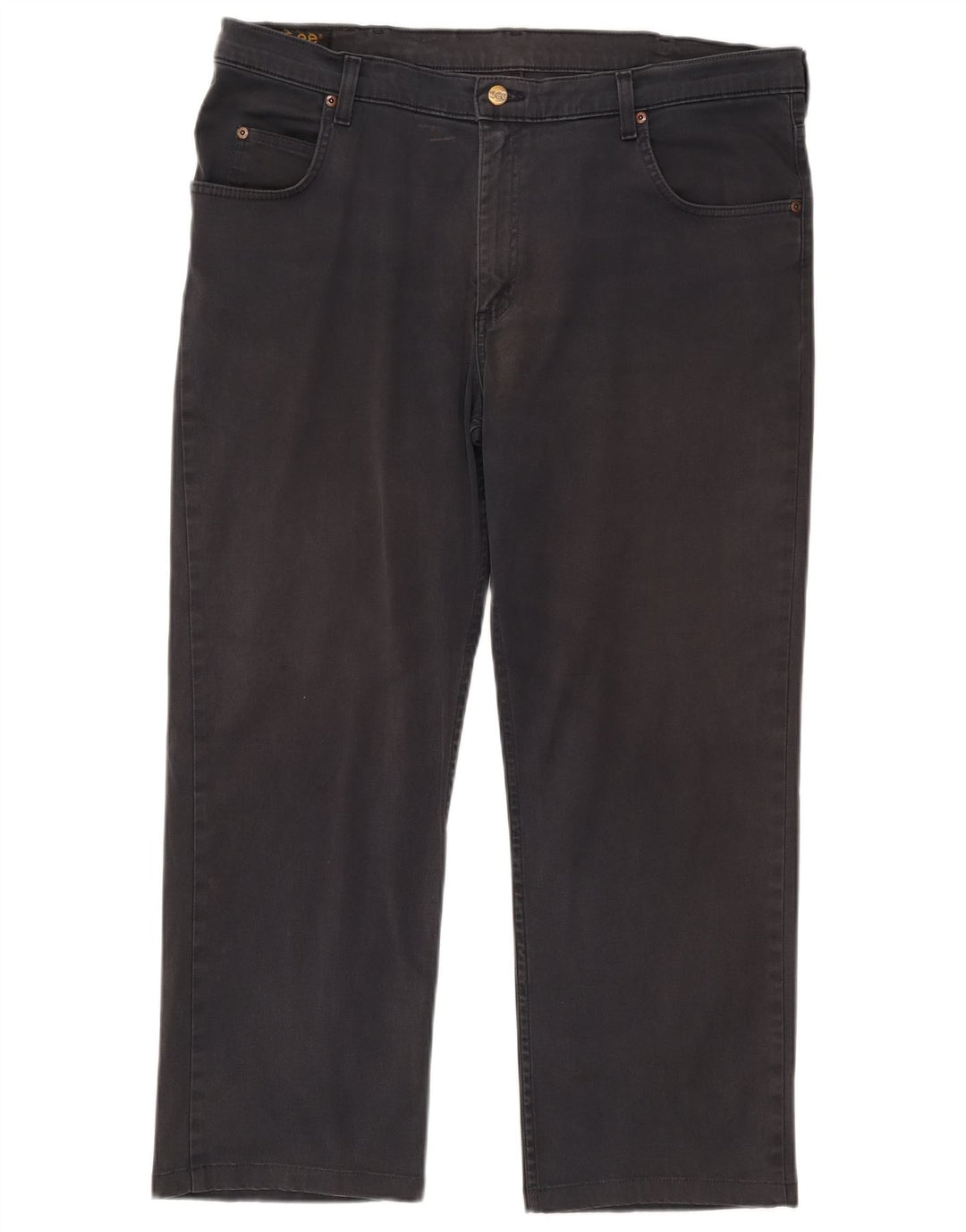 Pantalones informales rectos Lee para hombre W40 L27 Black