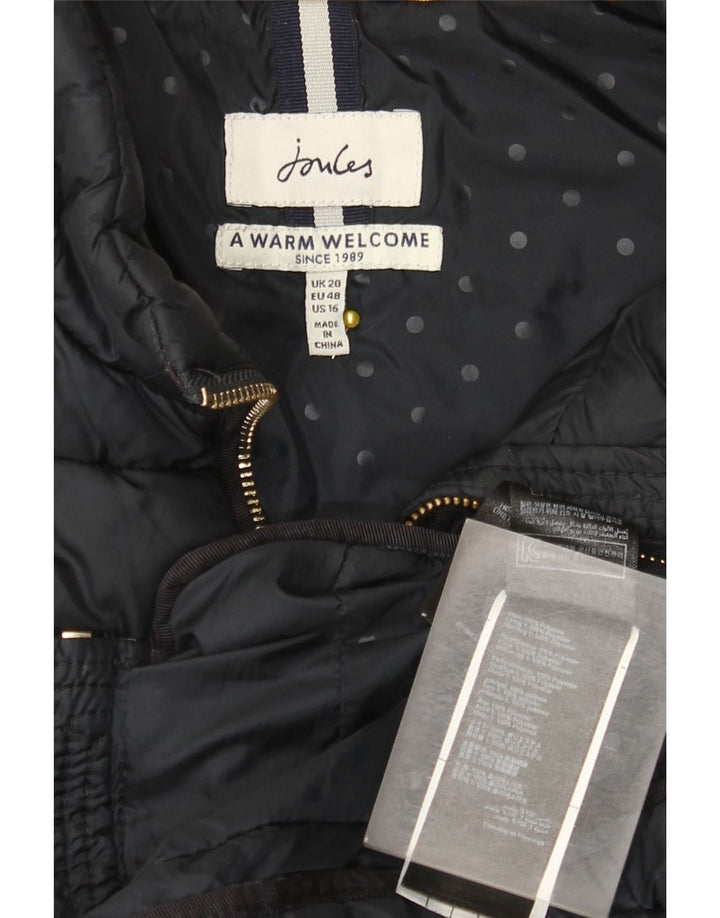 Chaleco acolchado para mujer Joules UK 20 2XL Poliéster azul marino