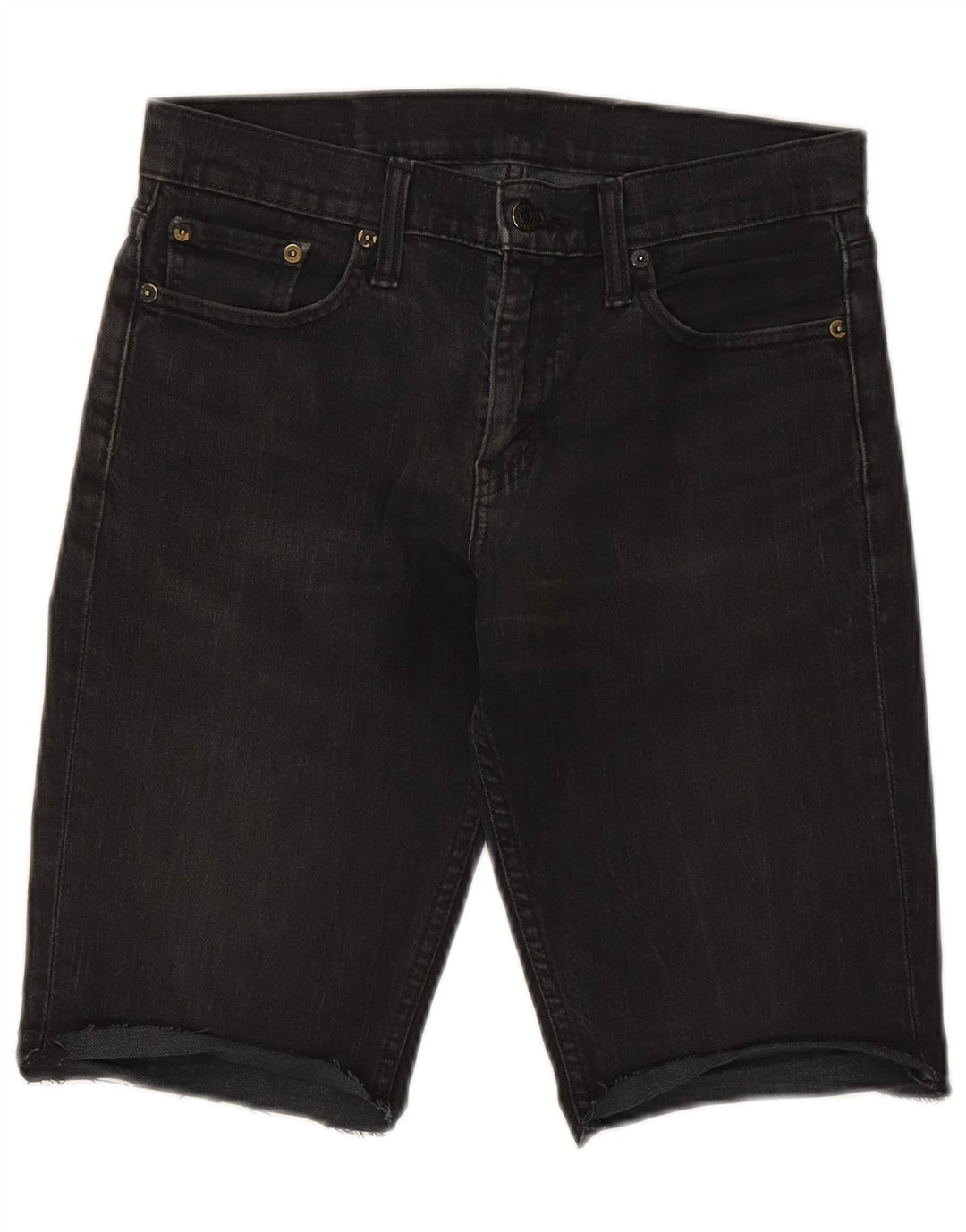Levi's Mens 511 Shorts De Mezclilla W30 Algodón Negro Mediano
