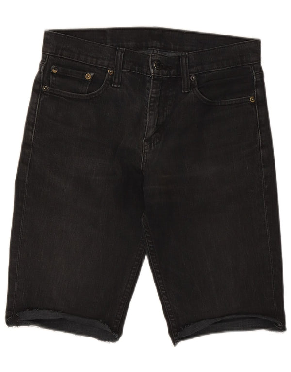 Levi's Mens 511 Shorts De Mezclilla W30 Algodón Negro Mediano