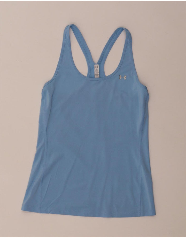 Under Armour Camiseta sin mangas para mujer UK 10 Small Blue