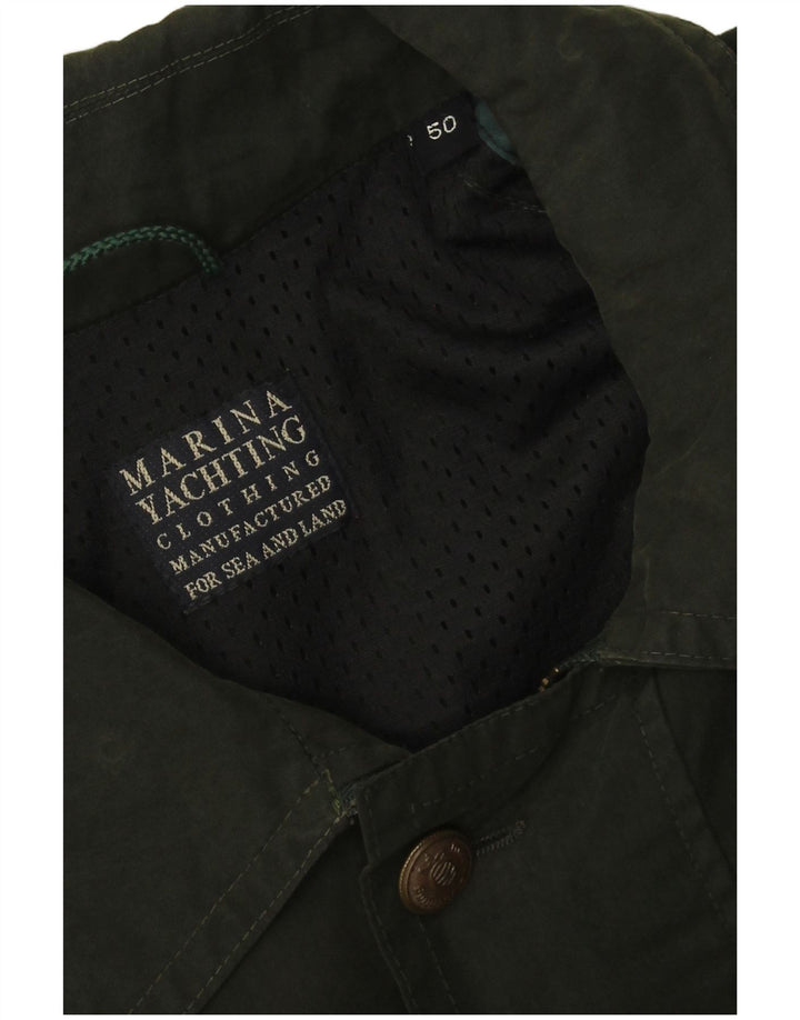 Marina Yachting Chaqueta utilitaria para hombre IT 50 Large Algodón verde