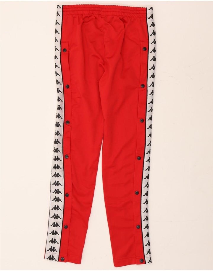 Kappa Hombre Pantalones De Chándal Gráfico Small Rojo Colorblock Poliéster