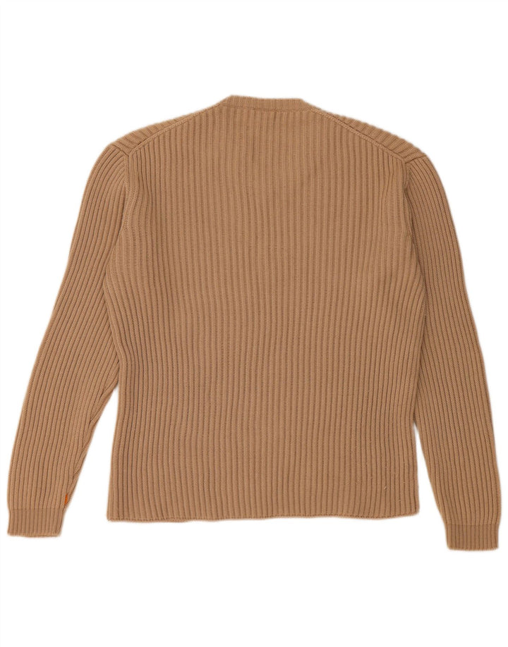 Hugo Boss Hombre | Jersey con cuello en V Beige medio