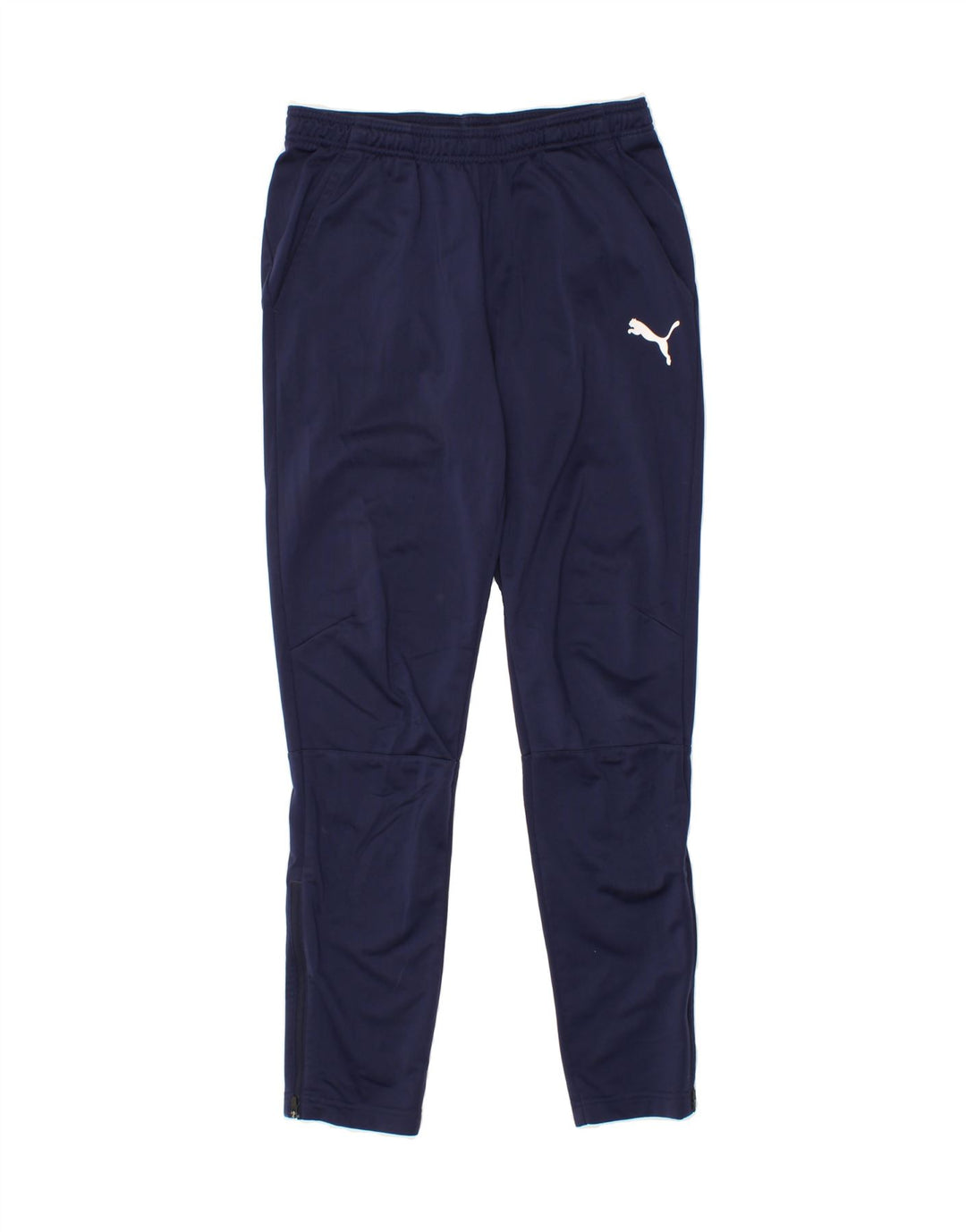 PUMA Mens Tracksuit Trousers Medium  Navy Blue Polyester Vintage Puma and Second-Hand Puma from Messina Hembry 