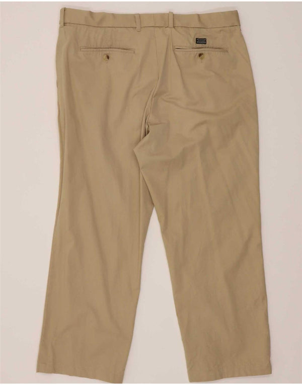 Marks & Spencer Pantalón chino recto para hombre W40 L29 Algodón beige