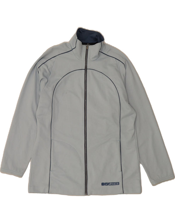 ASICS Mens Tracksuit Top Jacket XL Blue Polyester