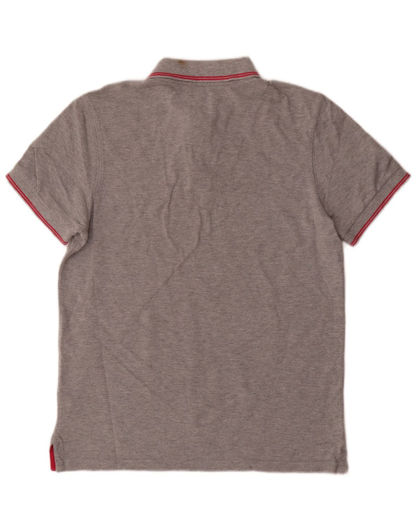 Polo Joules Hombre Slim Fit De Algodón Gris Medio
