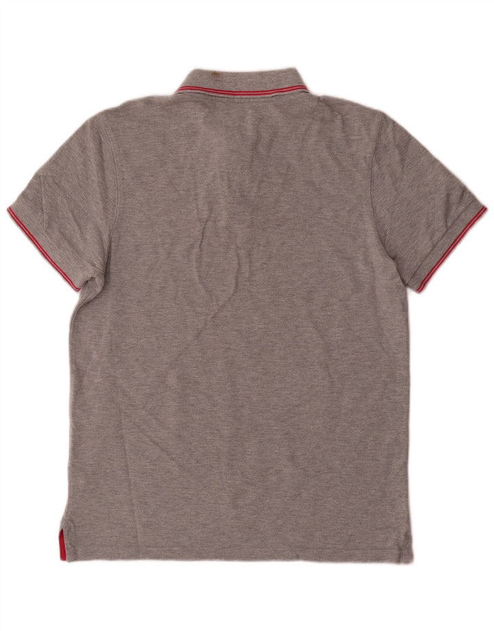 Polo Joules Hombre Slim Fit De Algodón Gris Medio