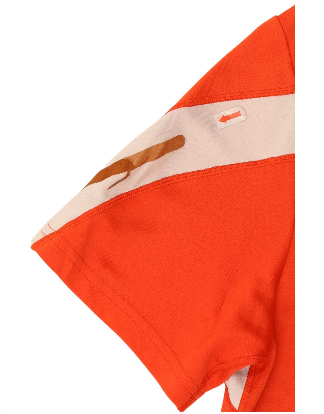 New Balance Hombre Camiseta Top Medium Naranja Colorblock Poliéster
