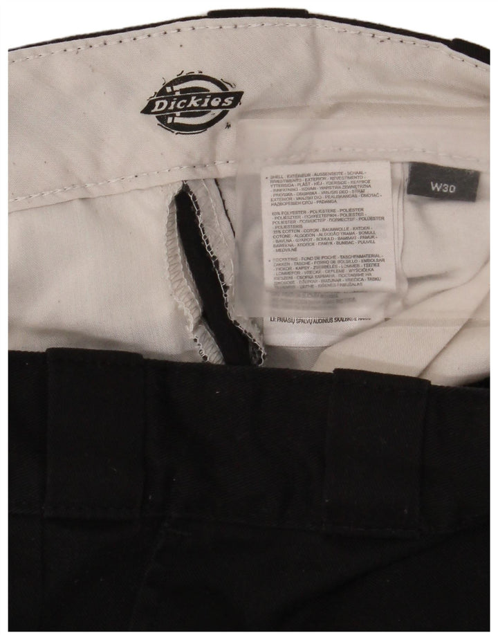 Dickies Pantalón chino recto para hombre W30 L30 Poliéster negro