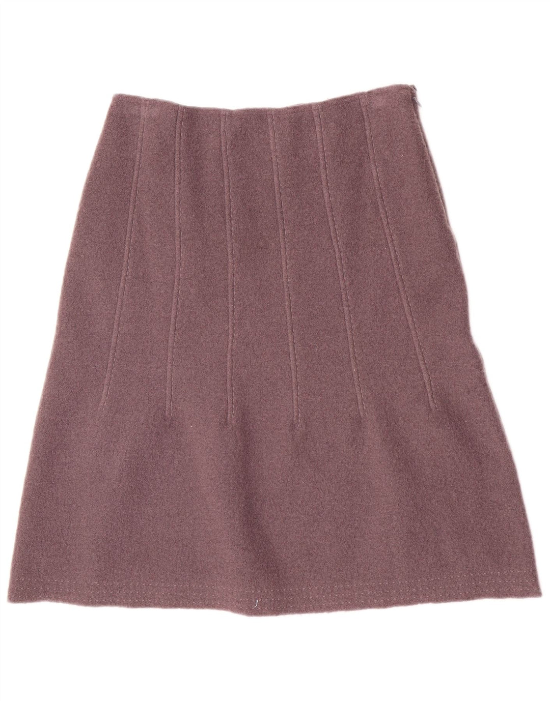 Fenn Wright Manson Falda Acampanada para Mujer Grande W30 Lana Púrpura