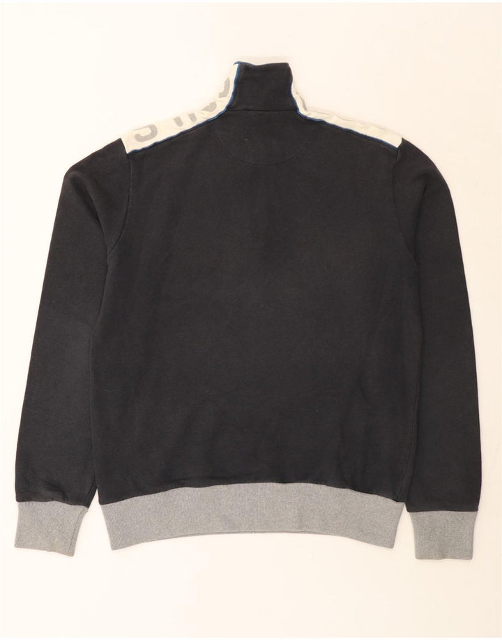 North Sails Hombre Sudadera Con Capucha Y Cuello Con Cremallera Color Block Gris Medio