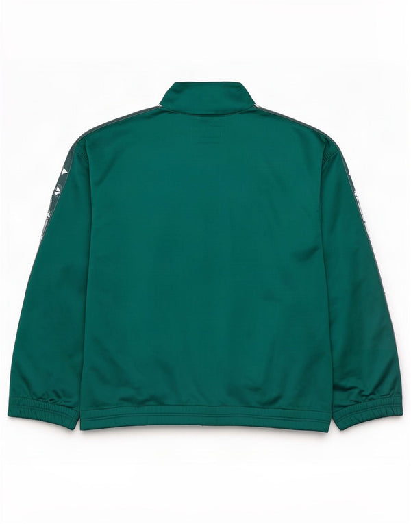 Diadora Hombre Chaqueta De Chándal Con Gráfico Grande Verde Color Block