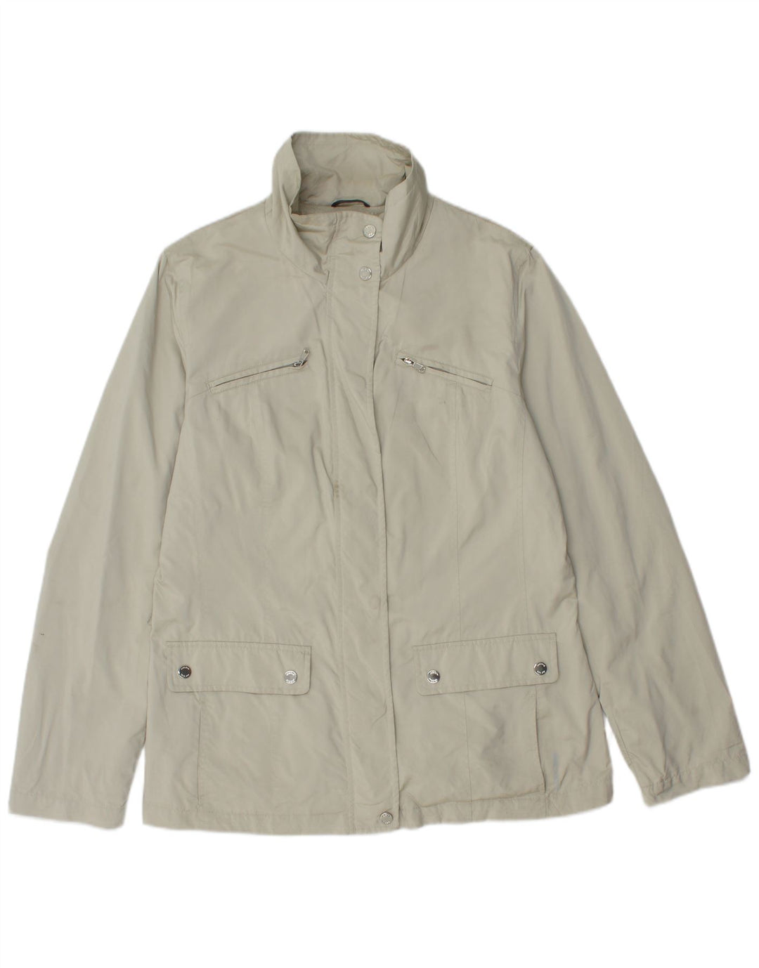 Chaqueta utilitaria para mujer Geox UK 44 Poliéster gris grande