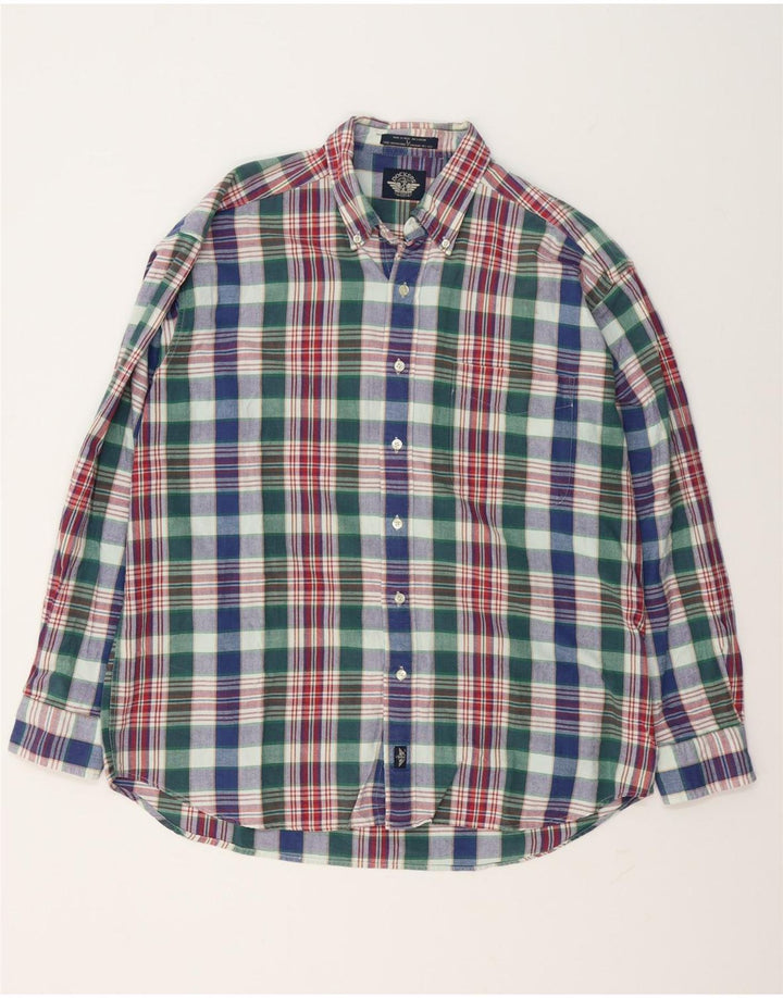 Camisa Dockers Hombre Grande Cuadros Multicolor Algodón