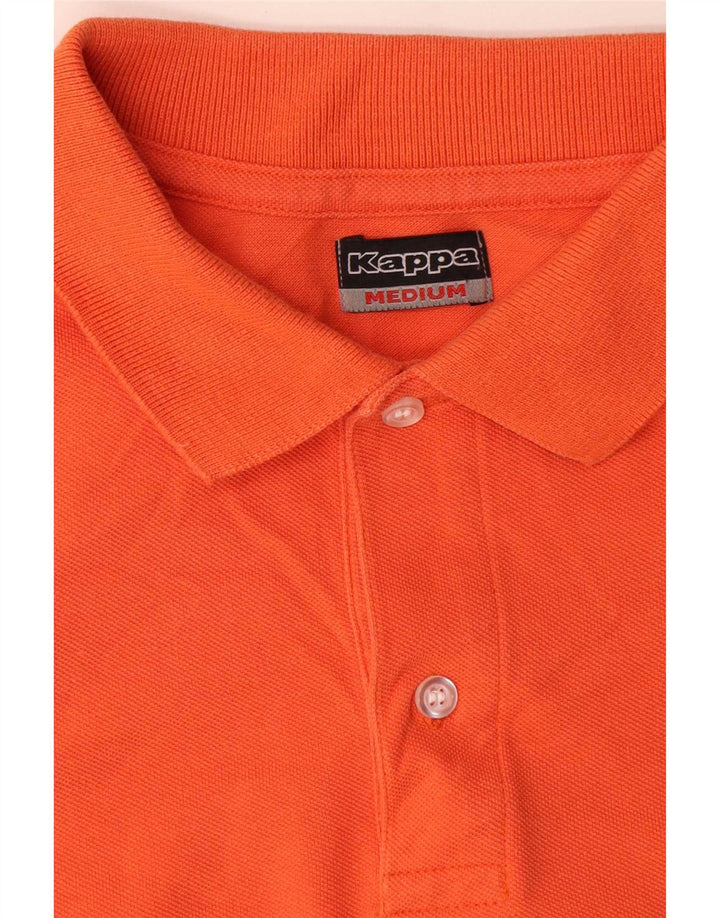 Polo Kappa Hombre Naranja Medio Algodón