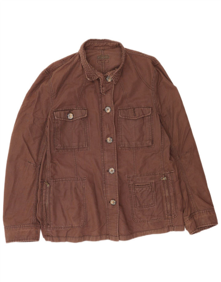 Marlboro Classics Chaqueta utilitaria reversible para mujer EU 50 3XL Algodón marrón